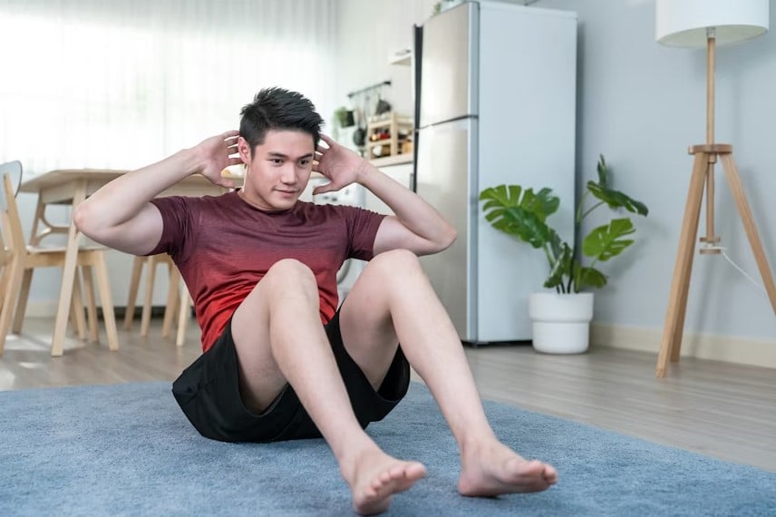 No-Equipment Home Workouts For Six-Pack Abs