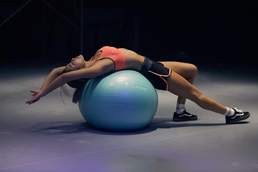 Six-Pack Abs Exercises With Stability Ball